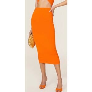 The Andamane Orange Gisele Tube Skirt S